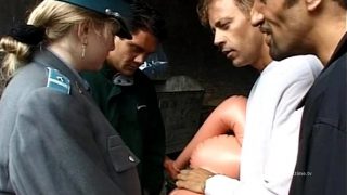 Hot policewoman banged by Rocco Siffredi and friends